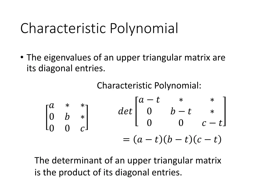 characteristic polynomial 4