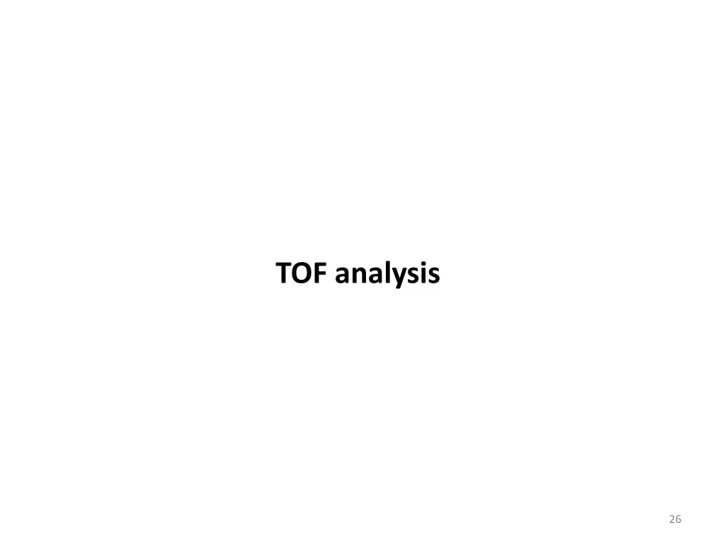 tof analysis