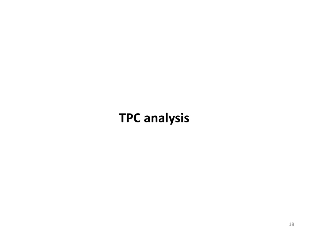 tpc analysis