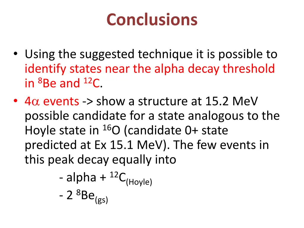 conclusions