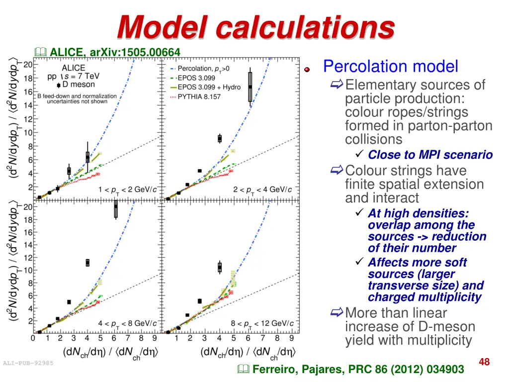 model calculations alice arxiv 1505 00664