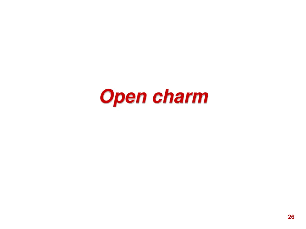 open charm