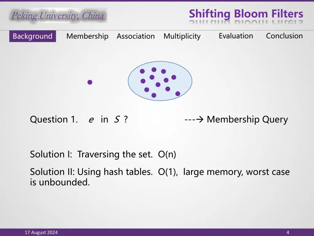 shifting bloom filters 2