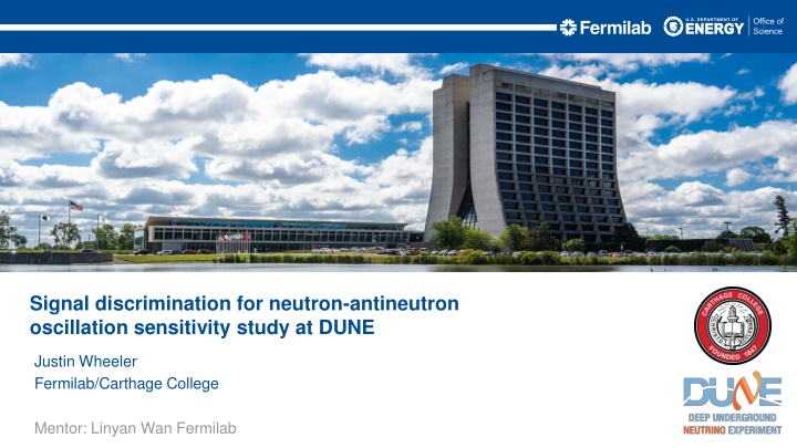 signal discrimination for neutron antineutron