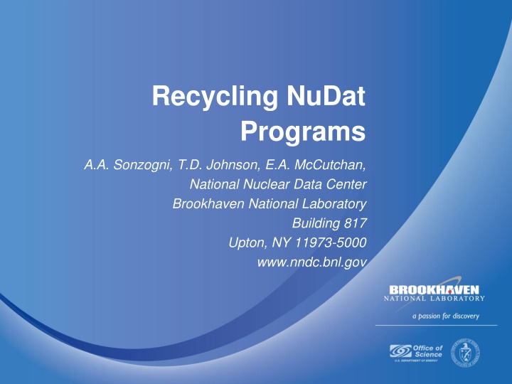 recycling nudat programs