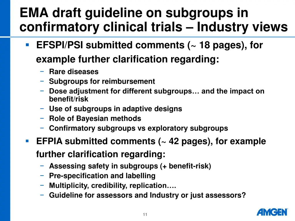 ema draft guideline on subgroups in confirmatory 1