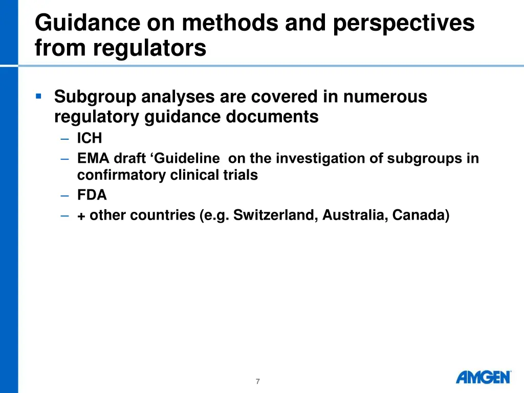 guidance on methods and perspectives from