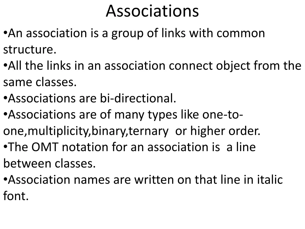 associations