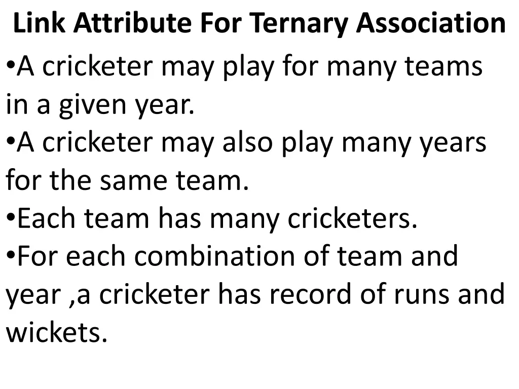 link attribute for ternary association