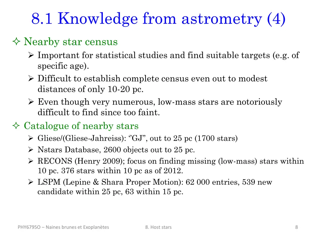 8 1 knowledge from astrometry 4