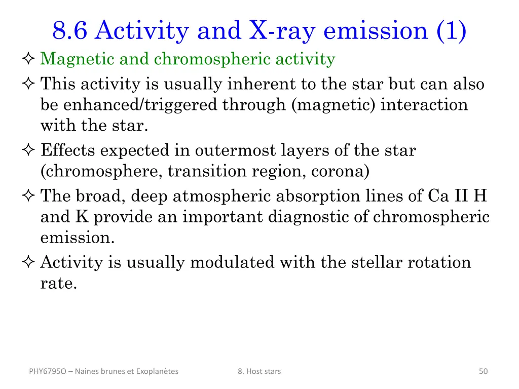 8 6 activity and x ray emission 1 magnetic