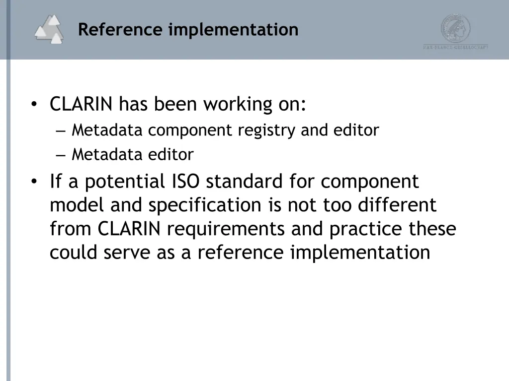 reference implementation