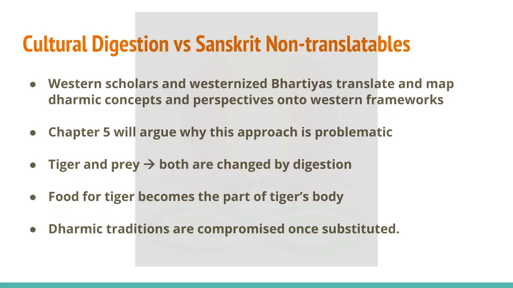 cultural digestion vs sanskrit non translatables