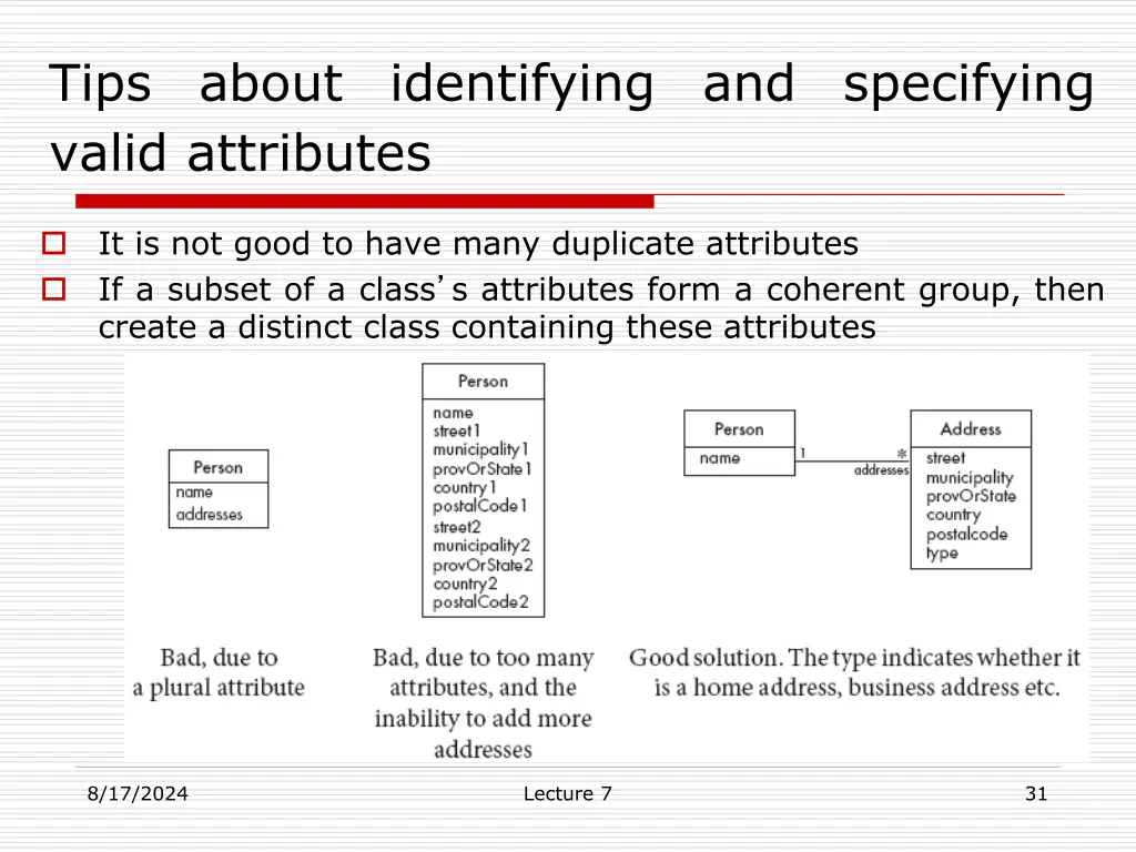 tips about identifying and specifying valid 1