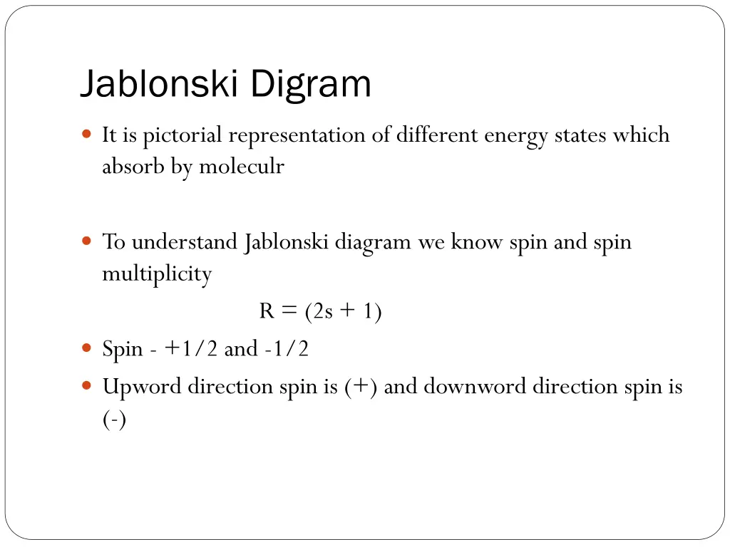 jablonski digram