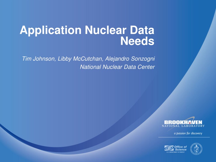 application nuclear data