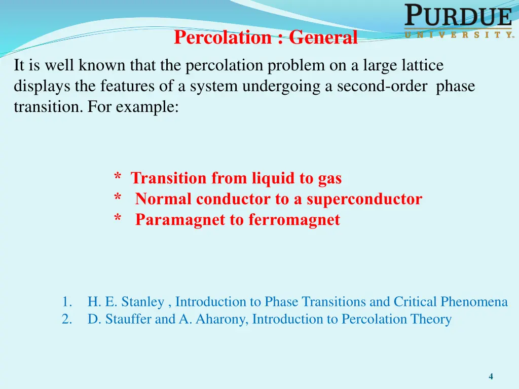 percolation general