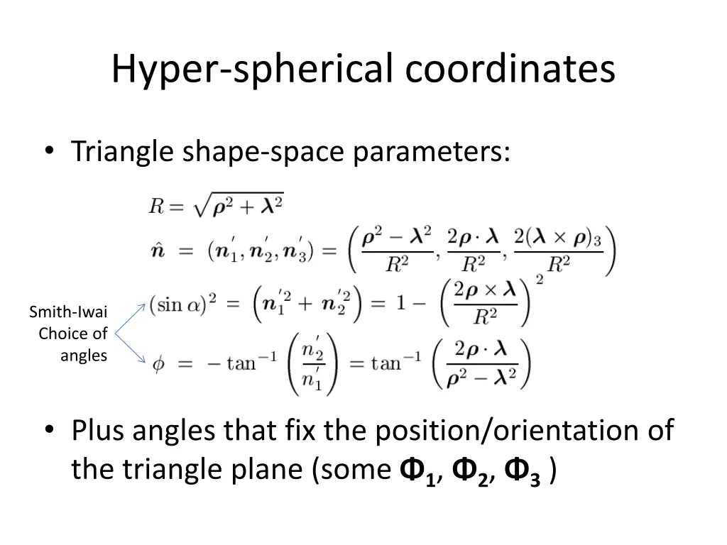 hyper spherical coordinates 1