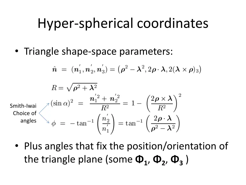 hyper spherical coordinates