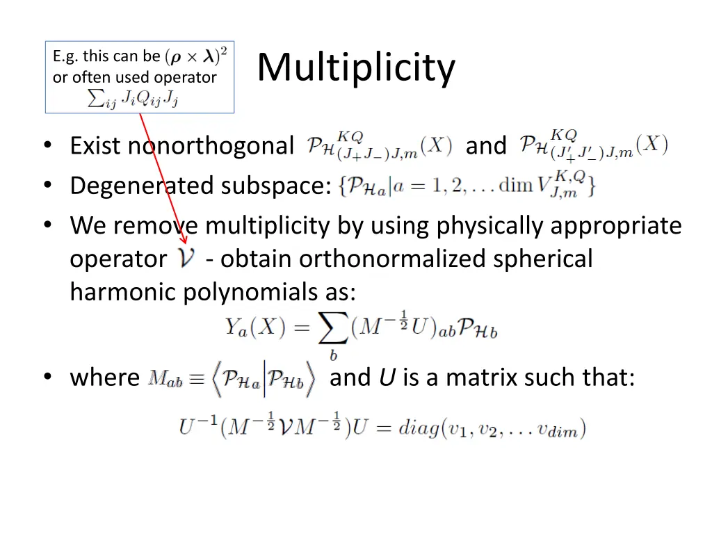 multiplicity