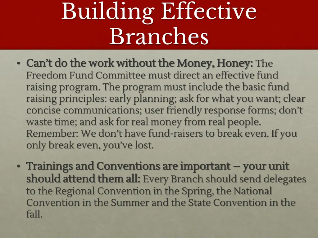 building effective branches 4