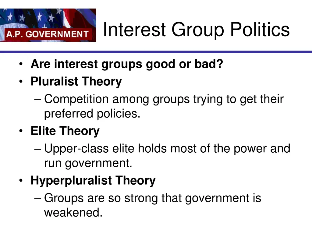 interest group politics