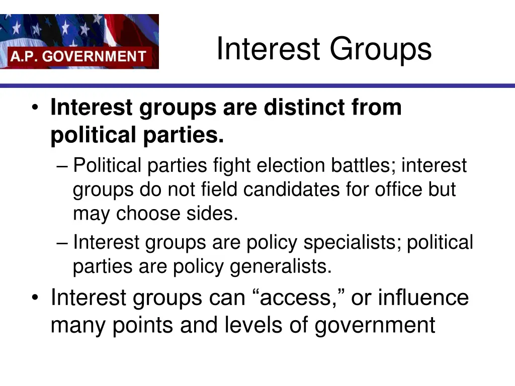 interest groups 1