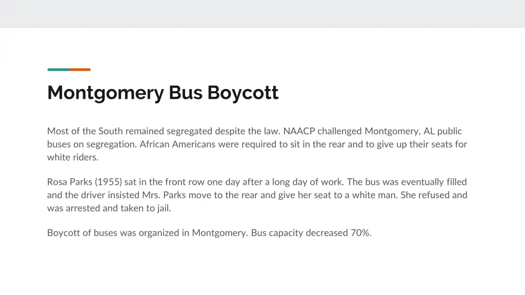 montgomery bus boycott