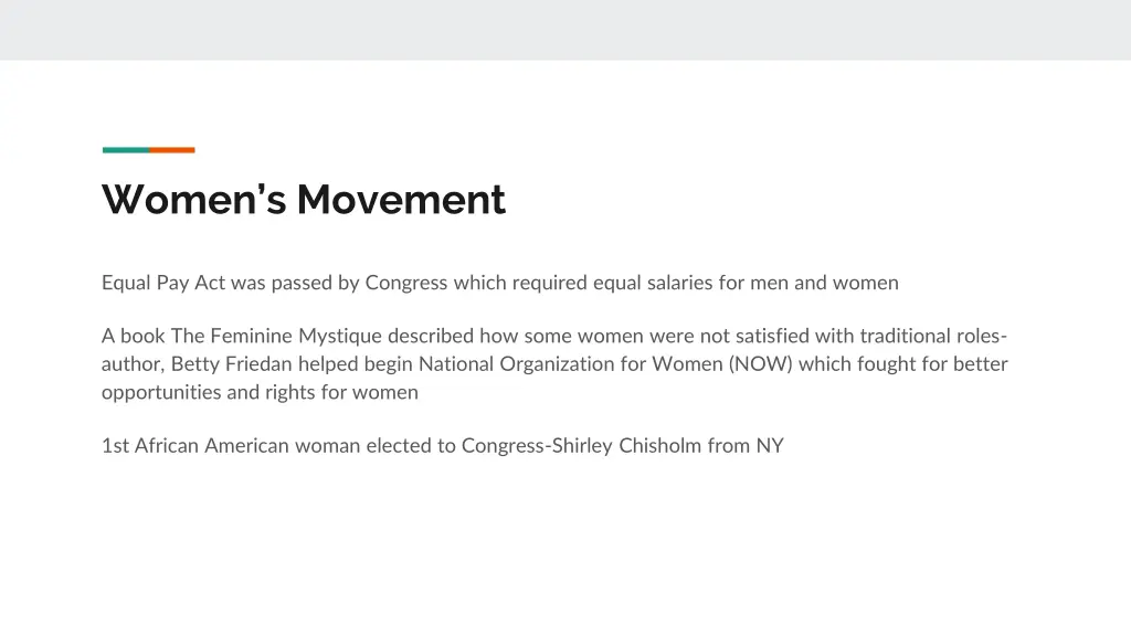 women s movement