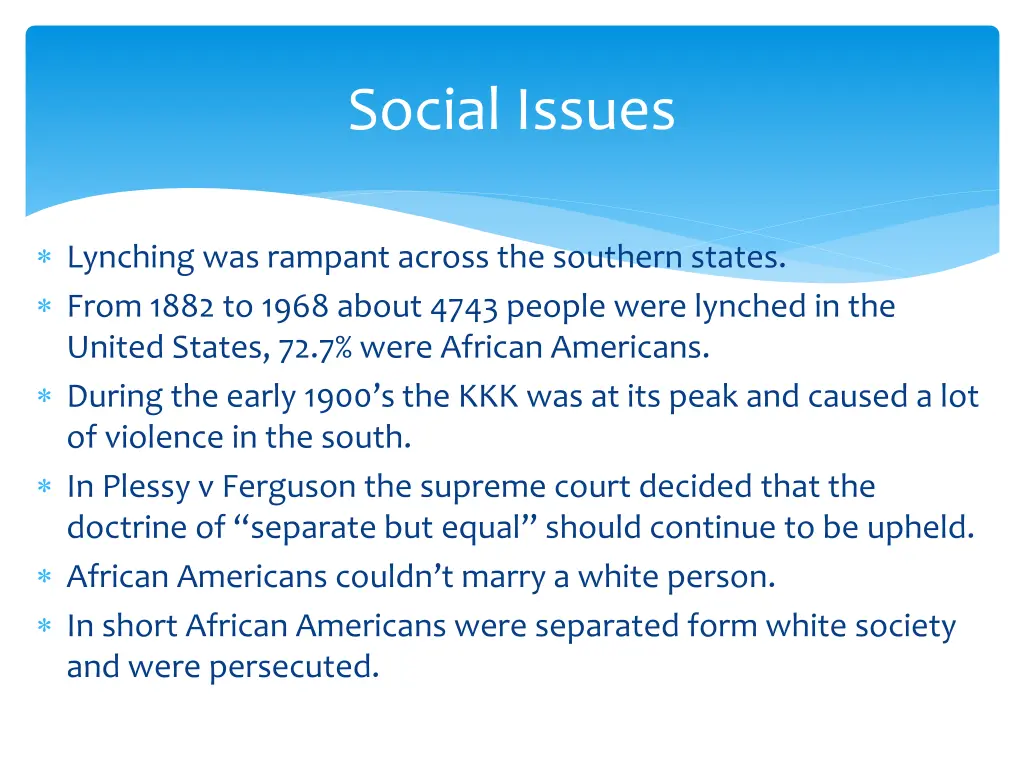 social issues 1