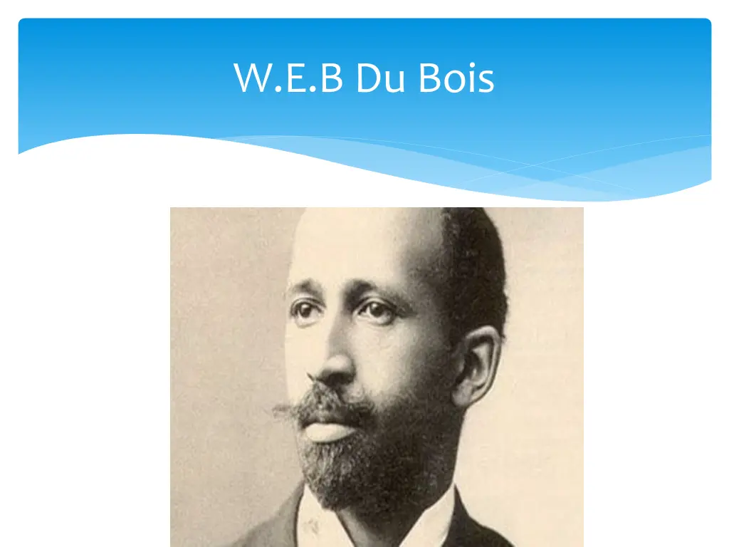 w e b du bois