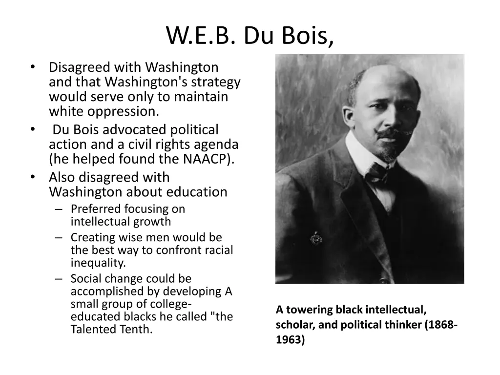 w e b du bois