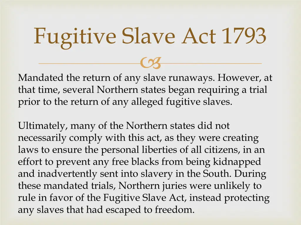 fugitive slave act 1793