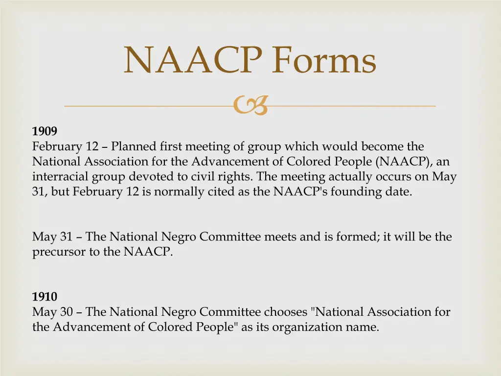 naacp forms