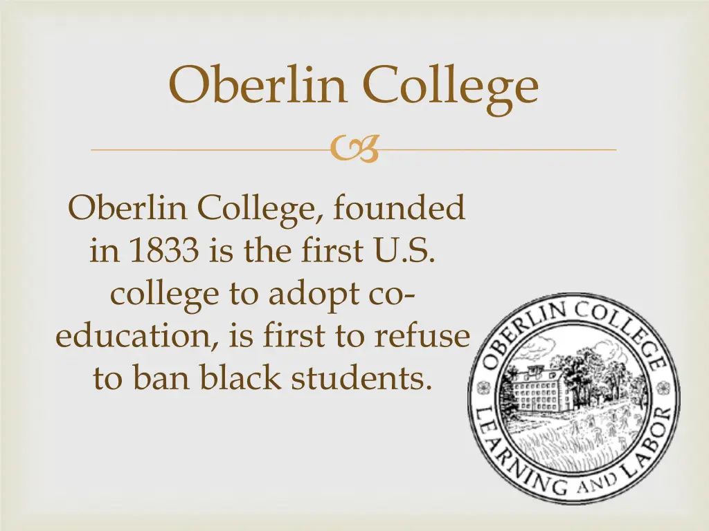 oberlin college