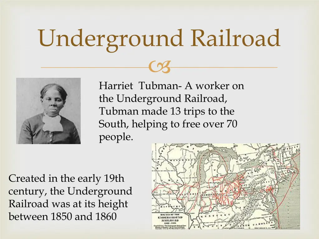 underground railroad