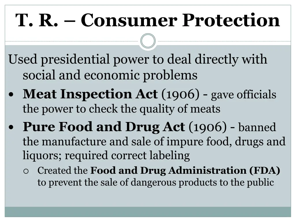 t r consumer protection