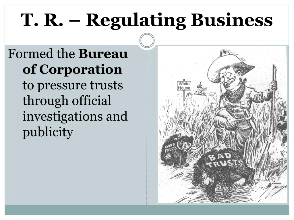 t r regulating business 1