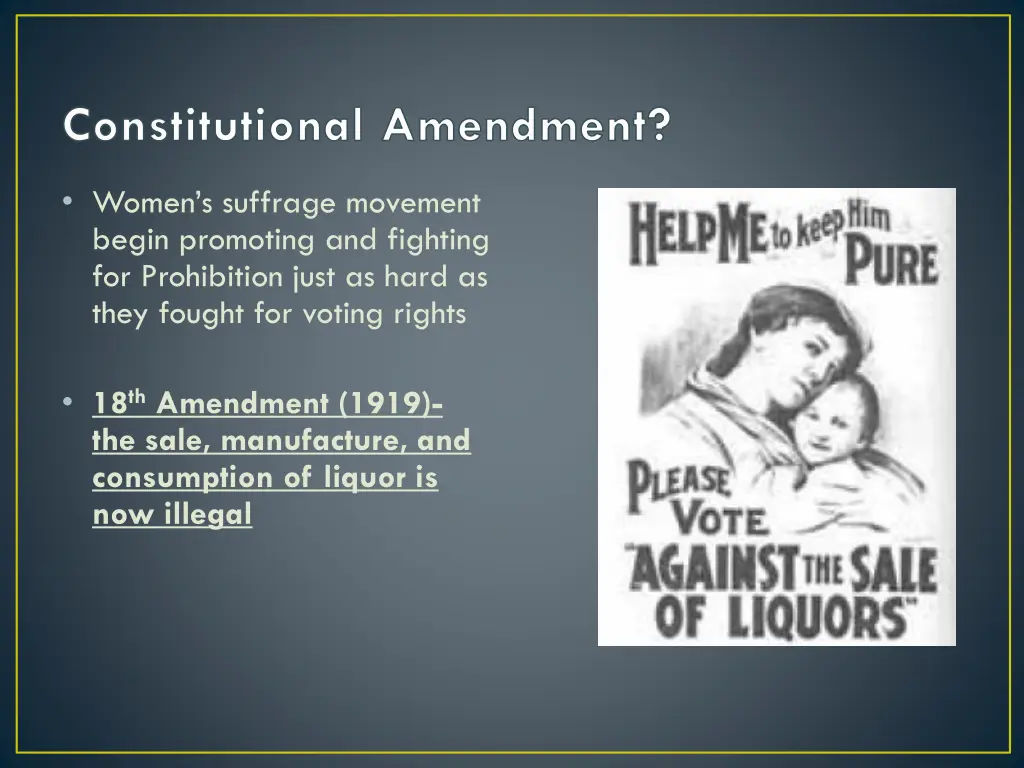 constitutional amendment