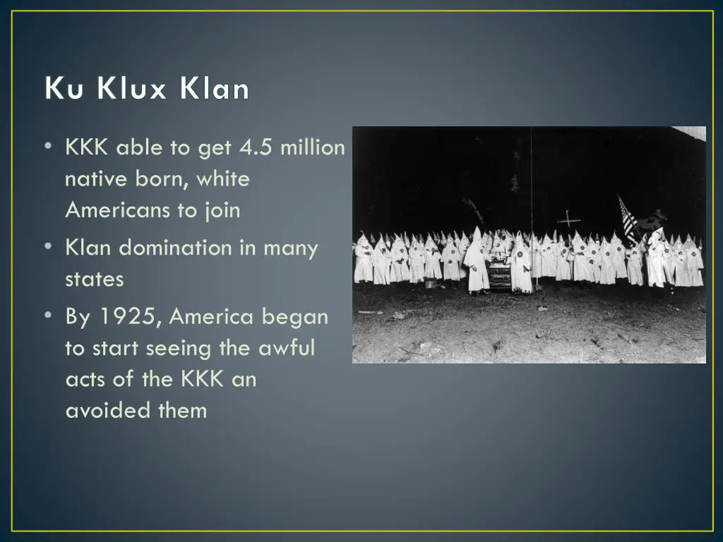 ku klux klan 1