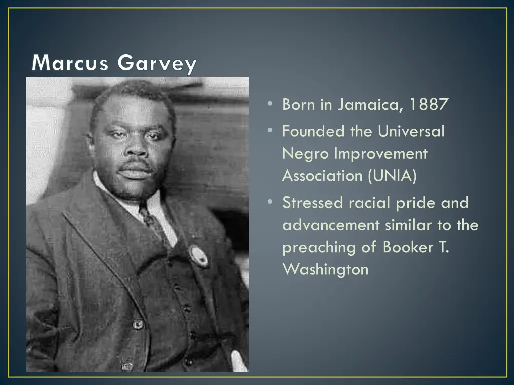 marcus garvey