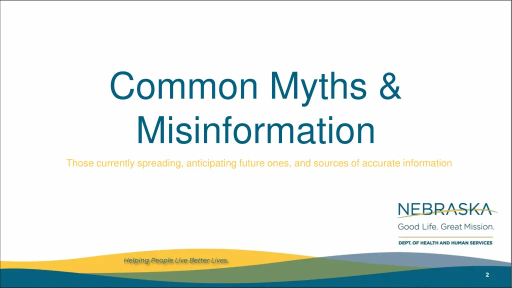 common myths misinformation