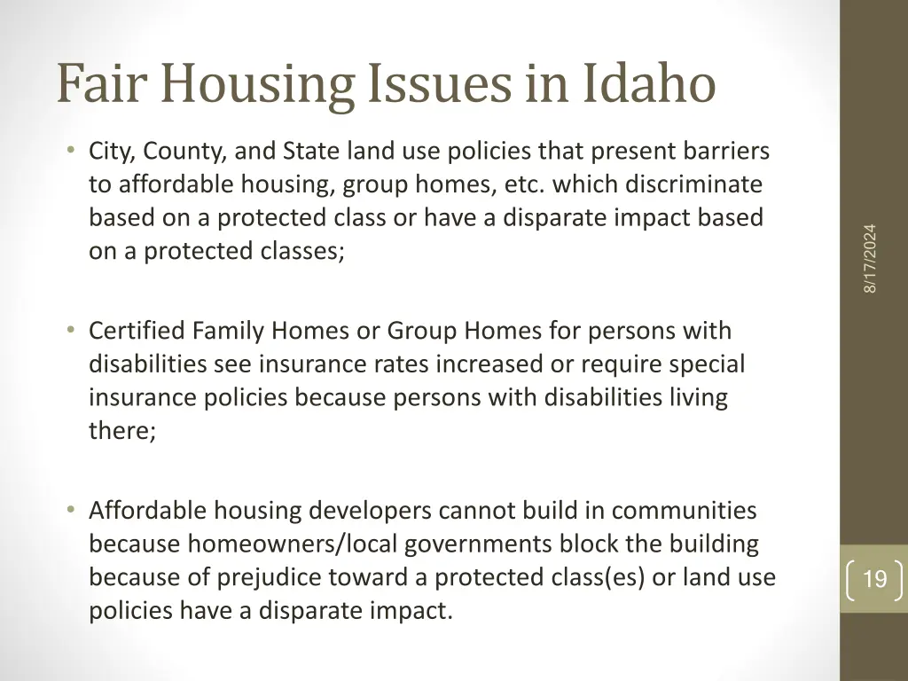 fair housing issues in idaho 4