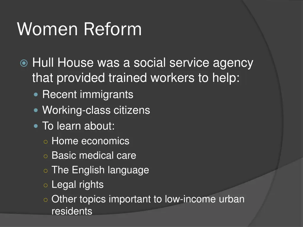 women reform 1