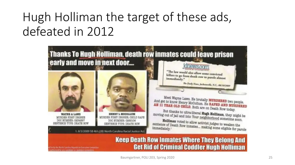 hugh holliman the target of these ads defeated