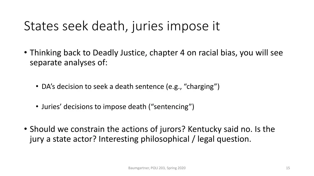 states seek death juries impose it