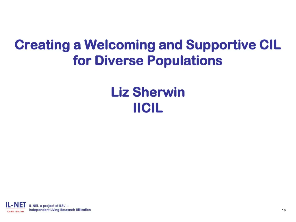 creating a welcoming and supportive cil creating 1