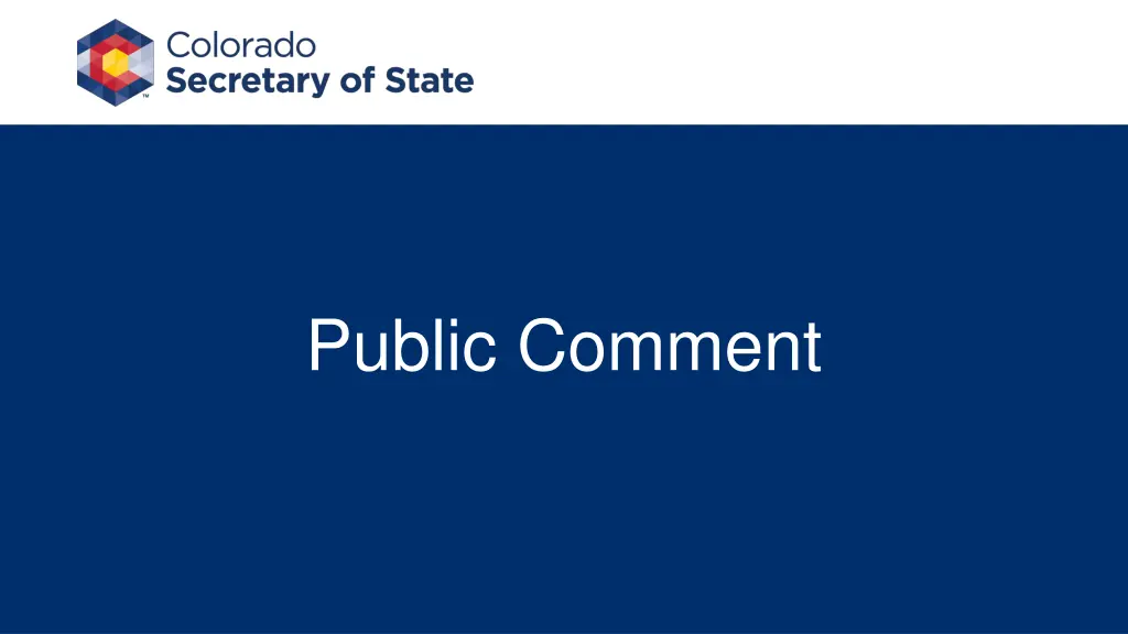 public comment