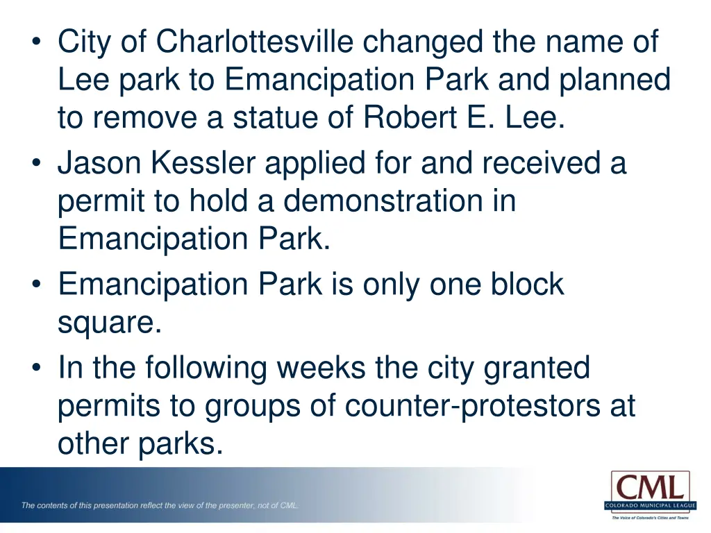 city of charlottesville changed the name