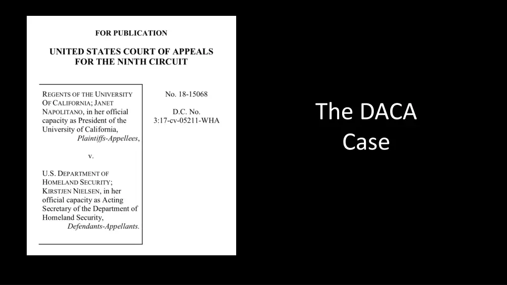 the daca case